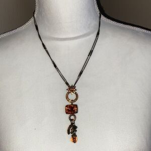 Mariana Crystal Drop Pendant Necklace!!